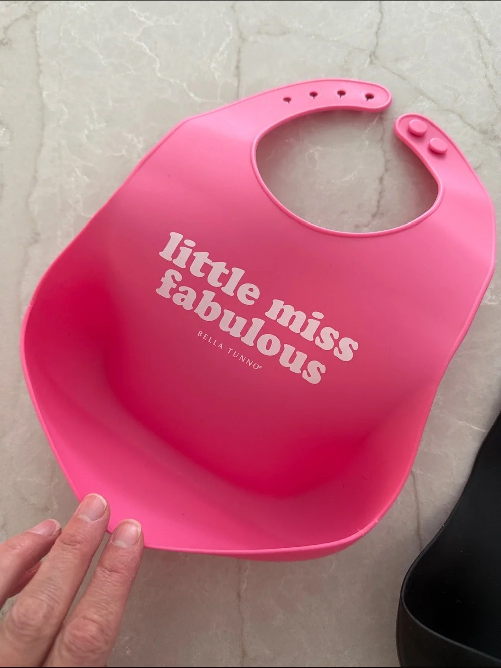 Kids Silicone Bib - Pink 